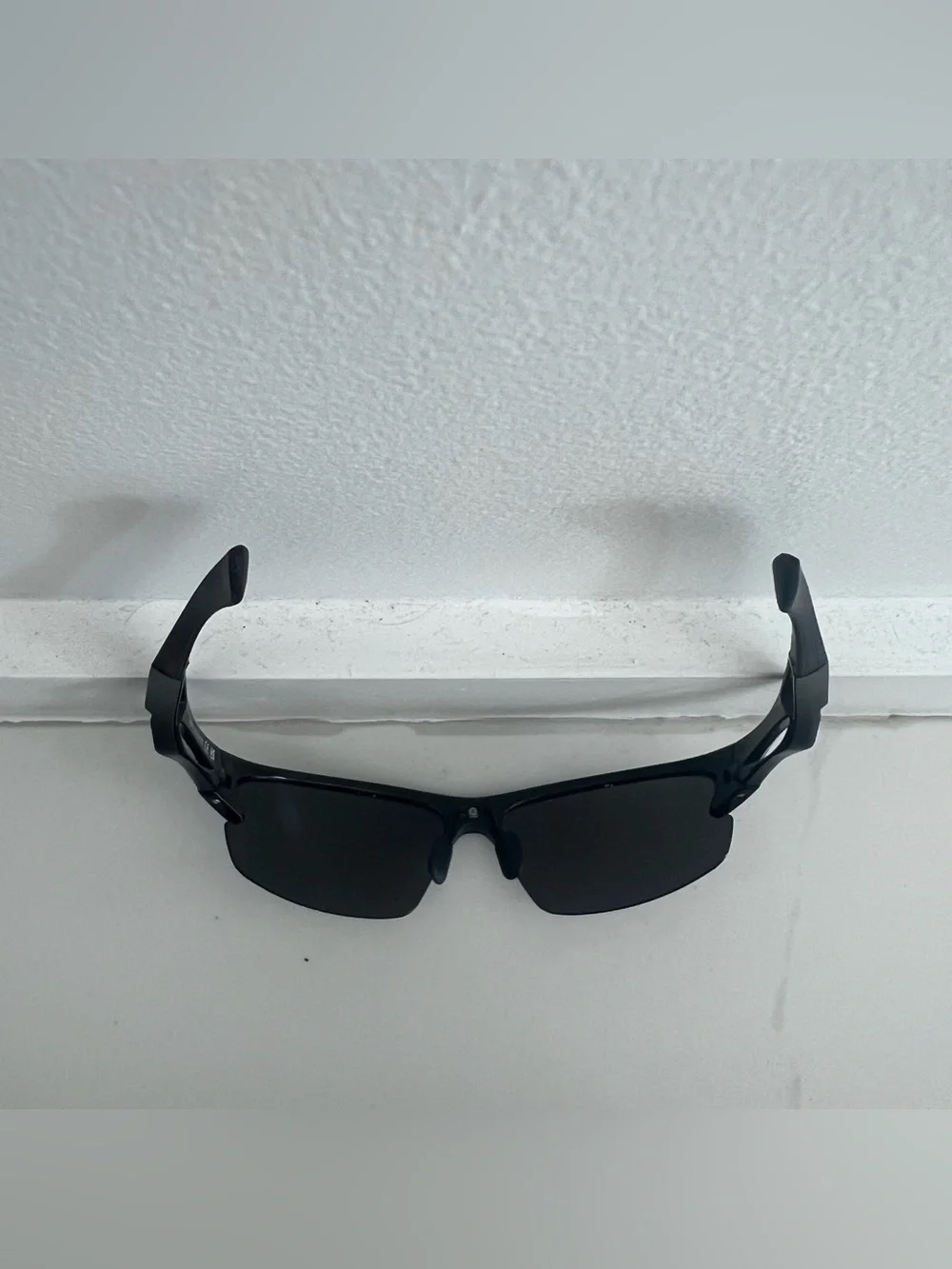 Sunglasses black polarized sport cycling